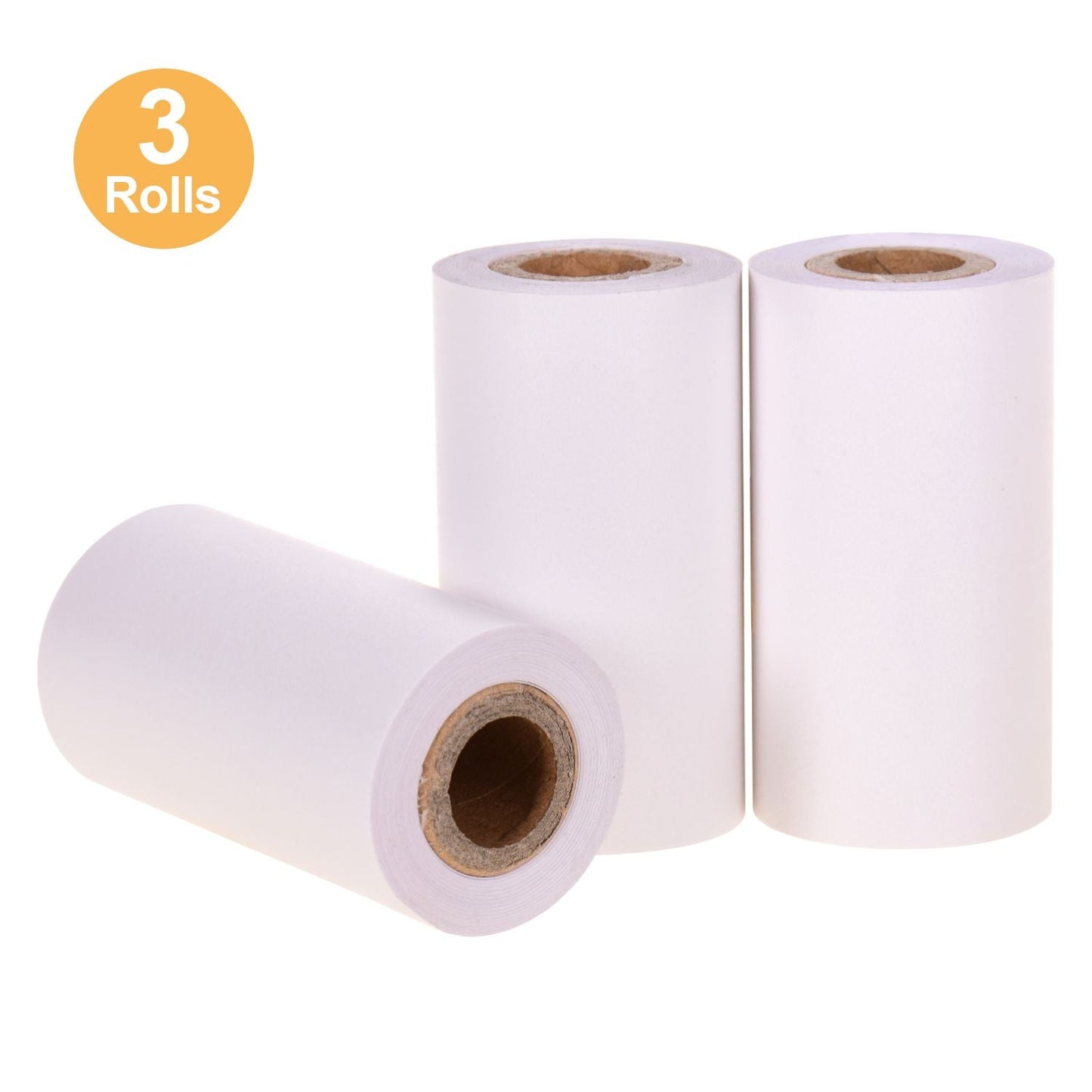 Poooli White Blank Sticky Thermal Paper Long-Lasting