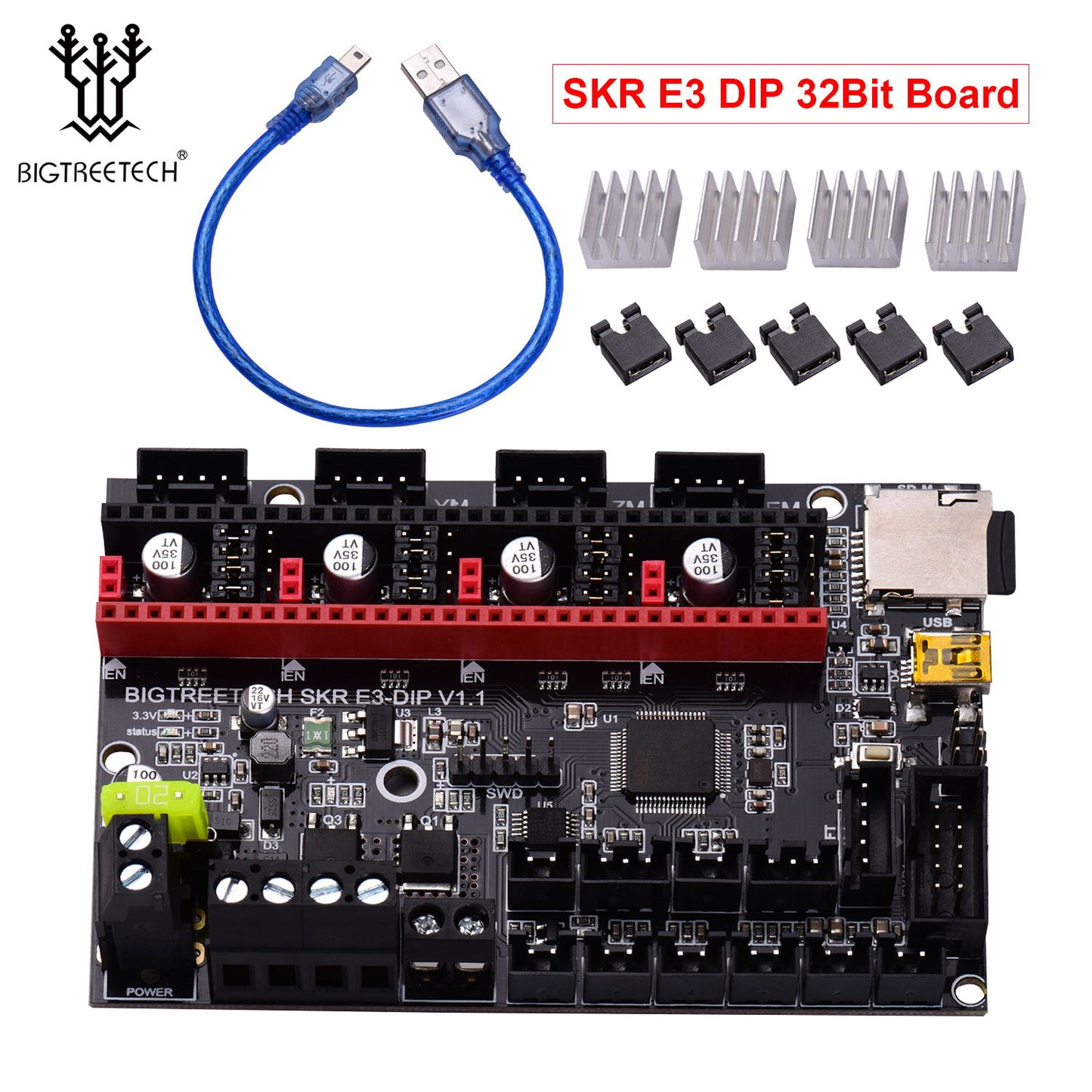 BIGTREETECH SKR E3 DIP V1.1 32Bit Control Board Mainboard 3D