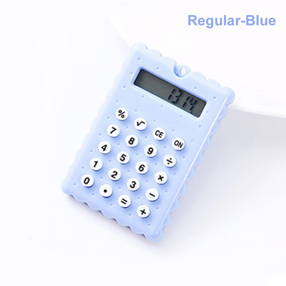 Mini Cute Calculator Pocket Size 8 Digits Display Portable - Regular