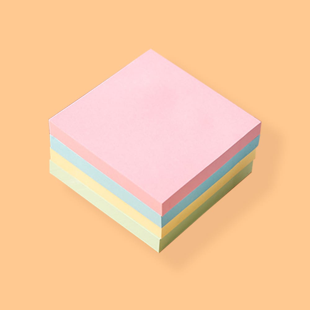 3 * 3 Inch Color Square Sticky Notes 100 Sheets Self-Stick
