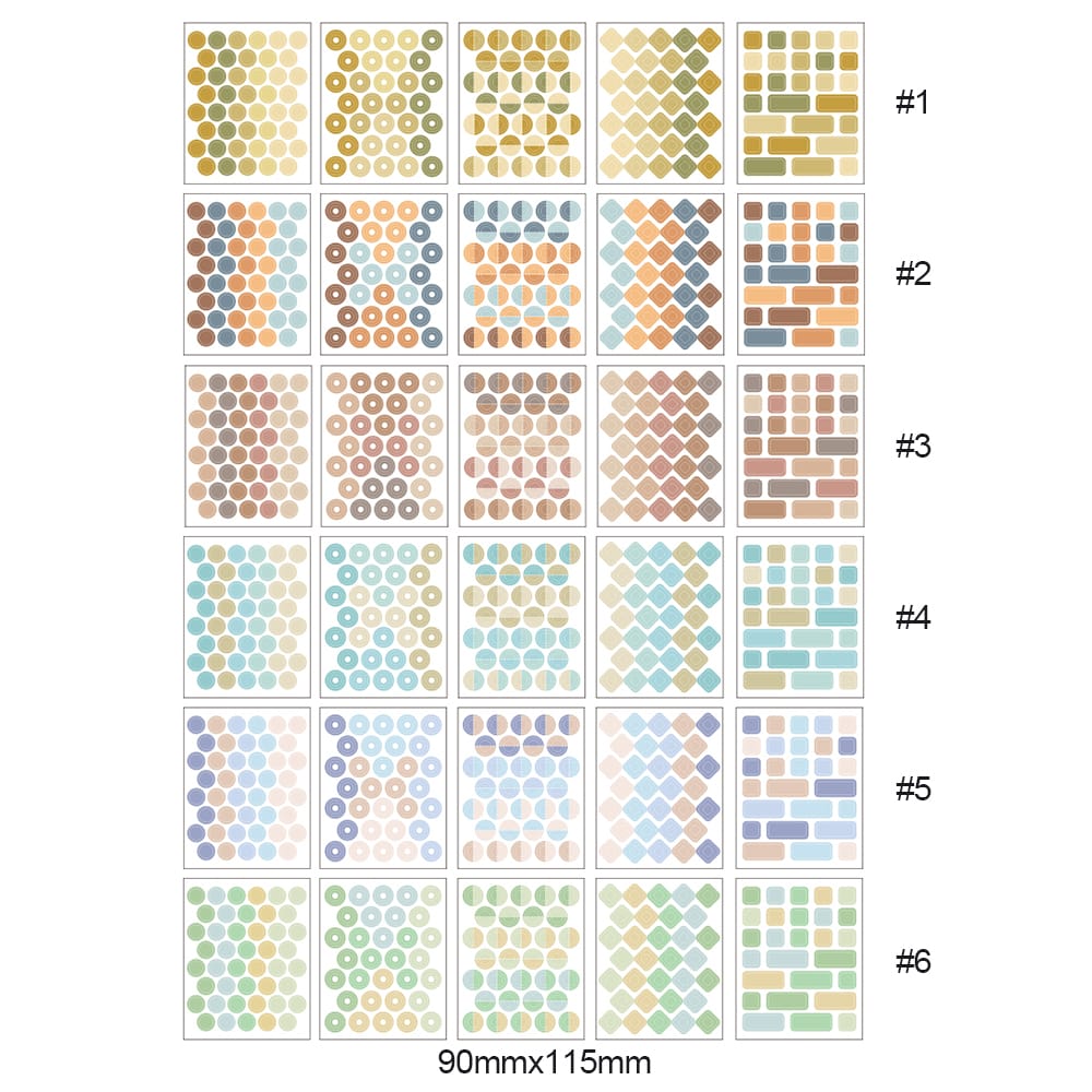 Street Corner Gallery Basic Geometry Sticker Translucent