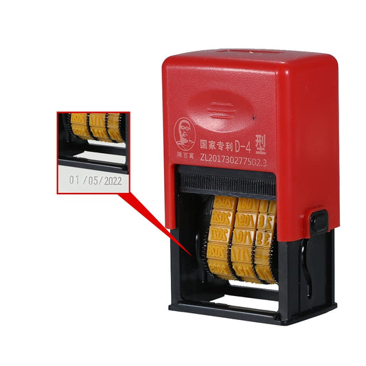 Handheld Portable Date Stamp Printer Quick-Drying Ink Date - Virtual Font