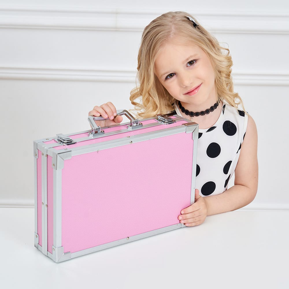 145pcs Deluxe Art Set Portable Aluminum Case with Markers