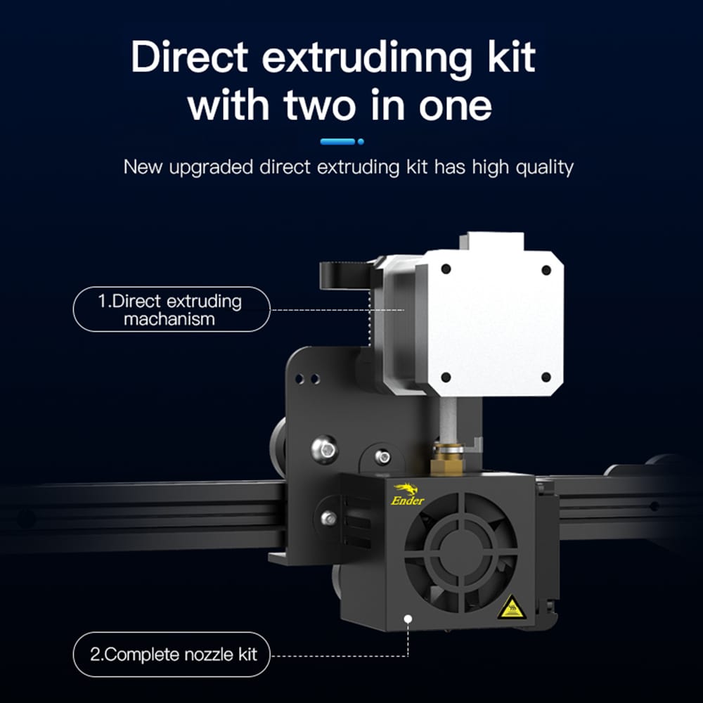 Original Creality 3D Ender-3 Full Assembled Direct Extruding