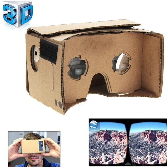 Cardboard 3D Glasses Virtual Reality with NFC Tag for Galaxy Note 4 / S5 / Other NFC Smartphone, Suit for 4.0 - 5.0 inch Smartphone (Style1)