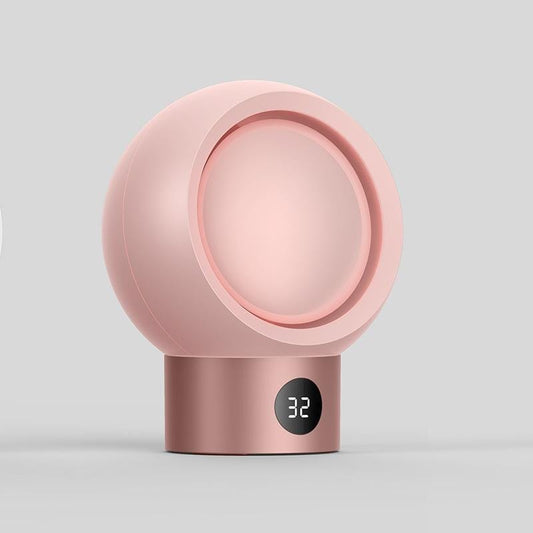Planetary Heater Home Small Desktop Smart Heater With Temperature Display CN Plug (Pink)
