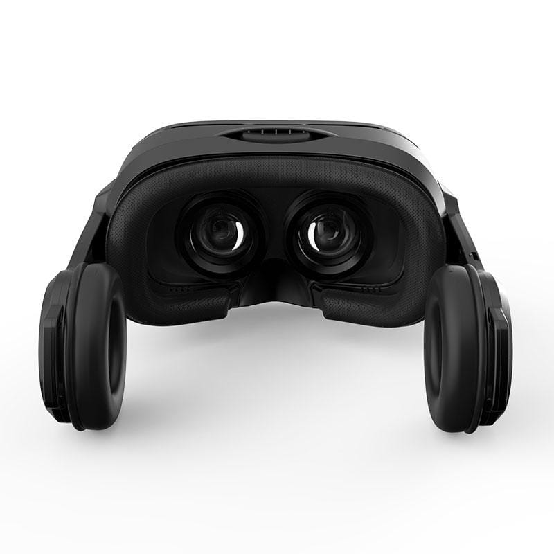UGP 3D IMAX Virtual Reality Helmet VR Headset for Smartphone 4.5-6 Inch With Bluetooth Gamepad VR Glasses (black)