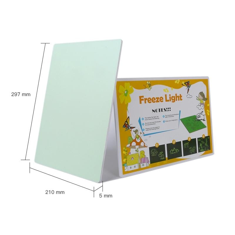 Puzzle Drawing Toys Sketchpad Children Drawing Board Graffiti Non Magnetic Fluorescent Drawing Board