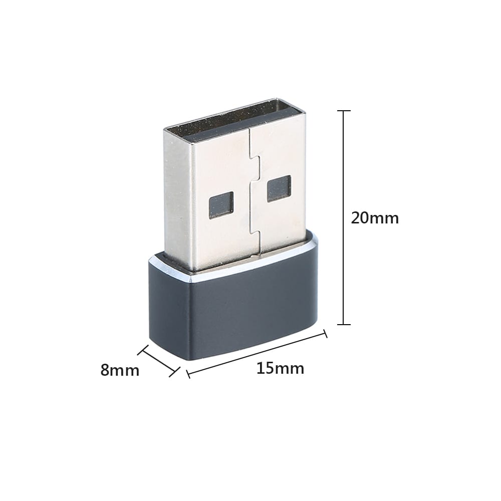 USB Type C Adapter USB Male to Type-C Female Adapter