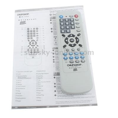 Chunghop Universal DVD Remote Control (Grey)