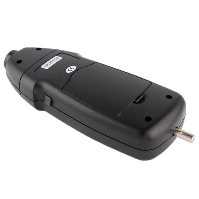 Contact & Non Contact Laser Digital Tachometer (Black)