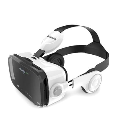 BOBOVR Z4 3D Cardboard Helmet Virtual Reality VR Glasses Headset Stereo Box for Mobile Phone (Black)