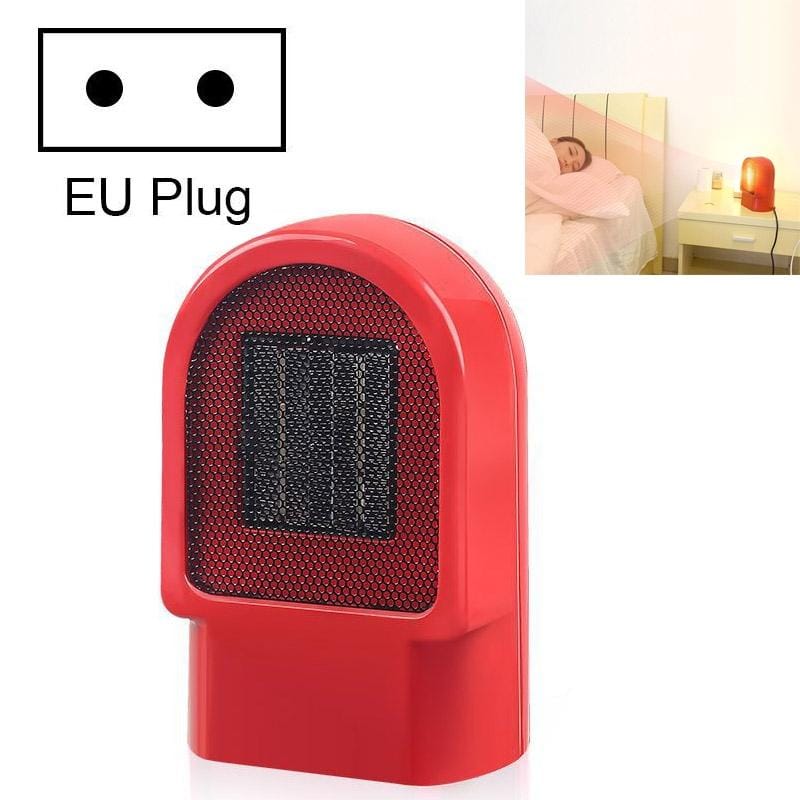 Dormitory Desktop Mini Heater, Plug Type:EU Plug (Red)