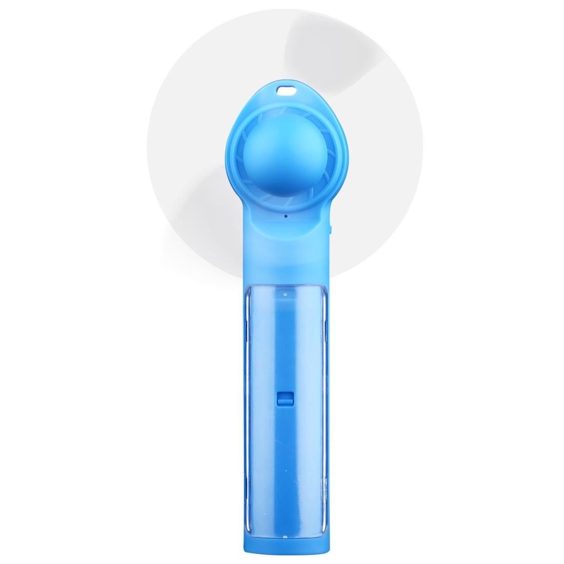 ST-18 Multi-functional Portable Hand-Held Soft 2-Blade Mini Fan with Power Bank, Blade Diameter: 7cm (Blue)