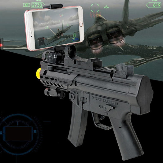 AR-800 ABS Material Smart Bluetooth Handle Controllers AR Gun Toy for Games,  Support iOS & Android Smartphones (Black)