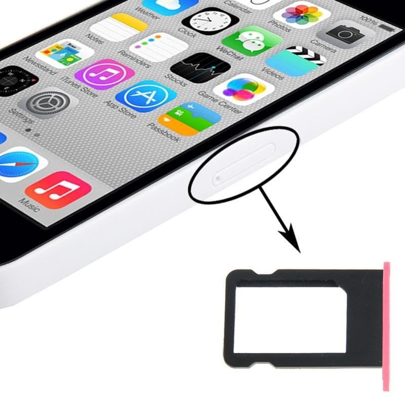 SIM Card Tray Holder for iPhone 5C (Pink)