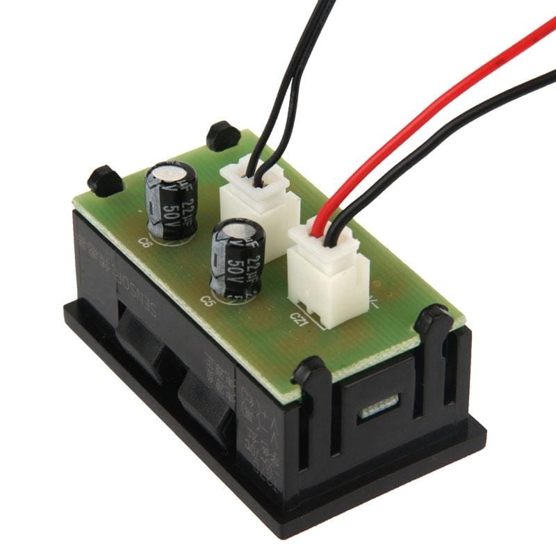 T27 -30-70 Degree Celsius Red Display LED Digital DC Power Supply Thermometer (Style1)