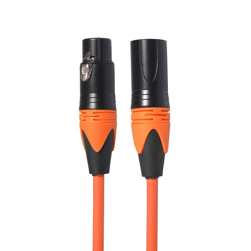 XRL Male to Female Microphone Mixer Audio Cable, Length: 1m (Purple)