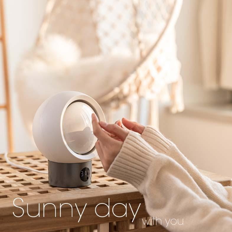 Planetary Heater Home Small Desktop Smart Heater With Temperature Display CN Plug (Pink)