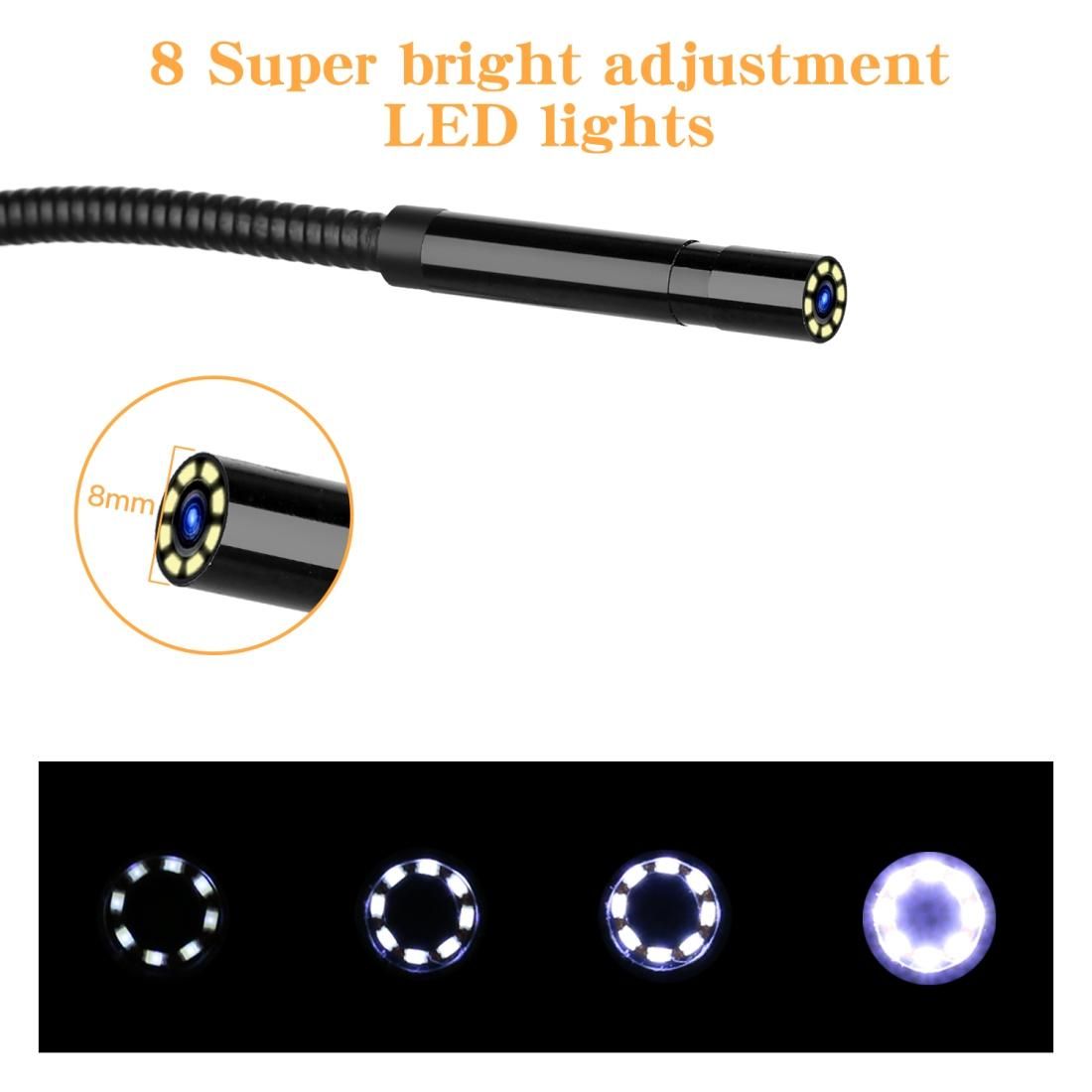 P30 IP67 Waterproof 4.3 inch HD Portable Endoscope Snake Tube Industrial Endoscope, Cable Length: 5m