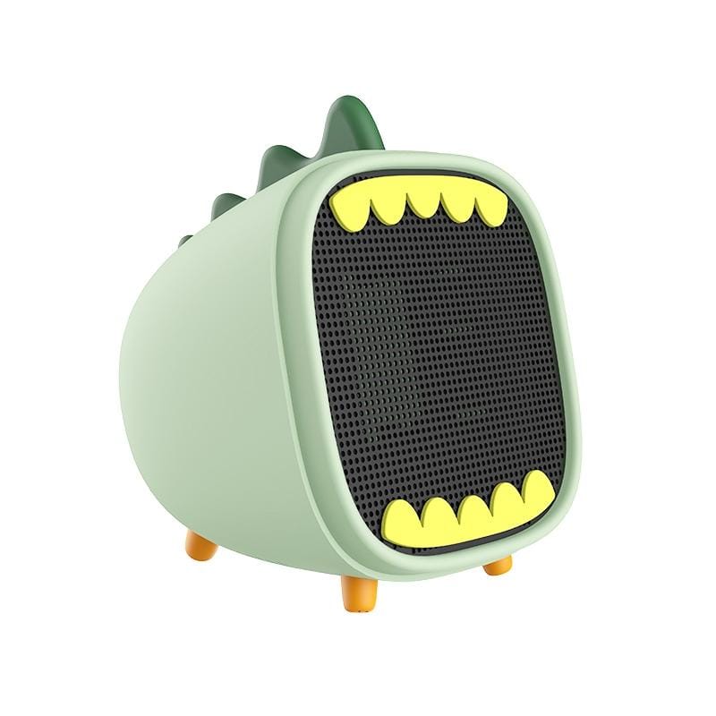 Small Dinosaur Heater Small Household Heater Dormitory Desktop Heater, CN Plug (Green)