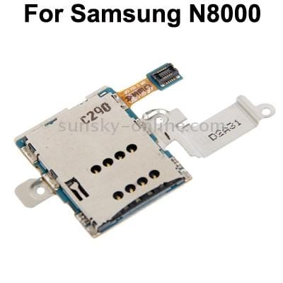 Mobile Phone High Quality Card Flex Cable for Galaxy Note 10.1 / N8000