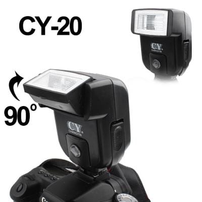 Universal Hot Shoe Camera Electronic Flash with PC Sync Port (Black)