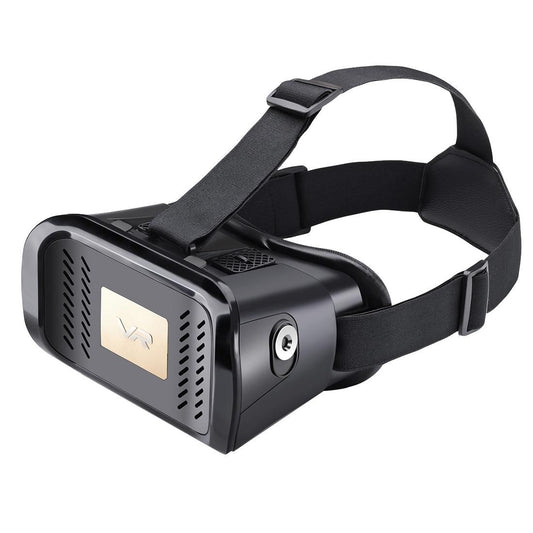 MZ100 Head-mounted Google Cardboard Version Virtual Reality DIY 3D VR Video Movie Game Glasses for iPhone 6 Plus, All 4.7-5.5 inch Smart Phones (Black)