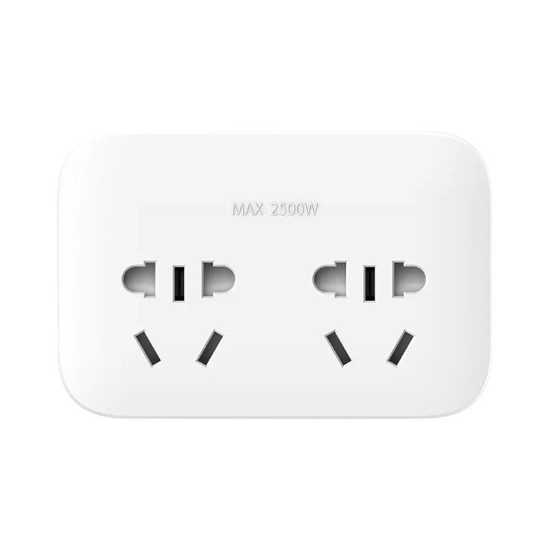 Original Xiaomi Mijia Power Socket Strip 2 Sockets Plug Extension Patch Board with 2 Control Switches