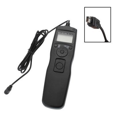LCD Display Timer Remote Control for Nikon D90 / D5000 / D7000 / D3100 / D5100 (Black)