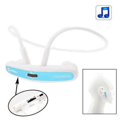 Free Style Motion MP3 Headphone, with Magnet, Built-in 4GB Memory (Baby Blue)