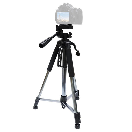L-1200 Camera Tripod Live Broadcast Bracket For Mobile Phones, Cameras, Projectors 55-148CM Universal Adjustable Tripod