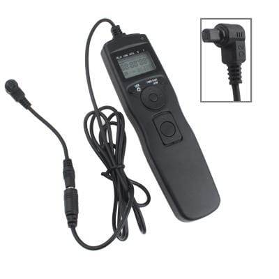 LCD Display Timer Remote Control for Canon 1D / 1DS / 1DS Mark II / 1DS Mark III / 10D / 20D / 30D / 40D / 50D / 5D / 50 Mark II / 7D (Black)