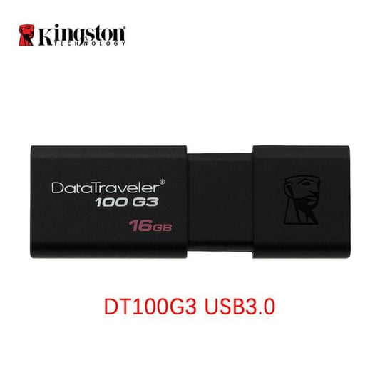 Kingston USB Flash Drive 16GB 32GB pendrive 64GB memoria usb stick USB Pen Disk Stick DT100G3 USB 3.0 flash drive usb stick gift, Capacity:128GB (DT100G3)