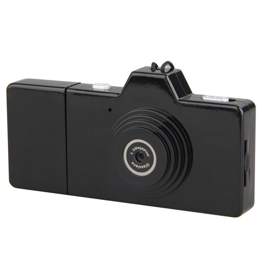 ET-N3612 Mini 2.0MP Toy Digital Camera with USB Flash Disk (Black)