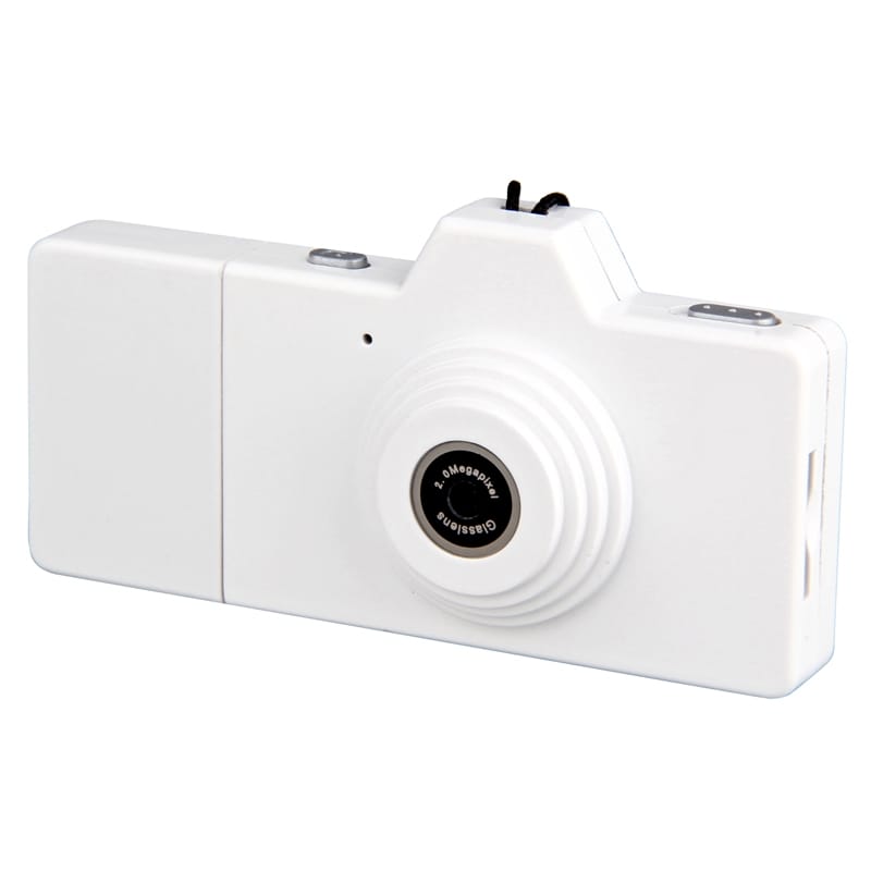 ET-N3612 Mini 2.0MP Toy Digital Camera with USB Flash Disk (White)
