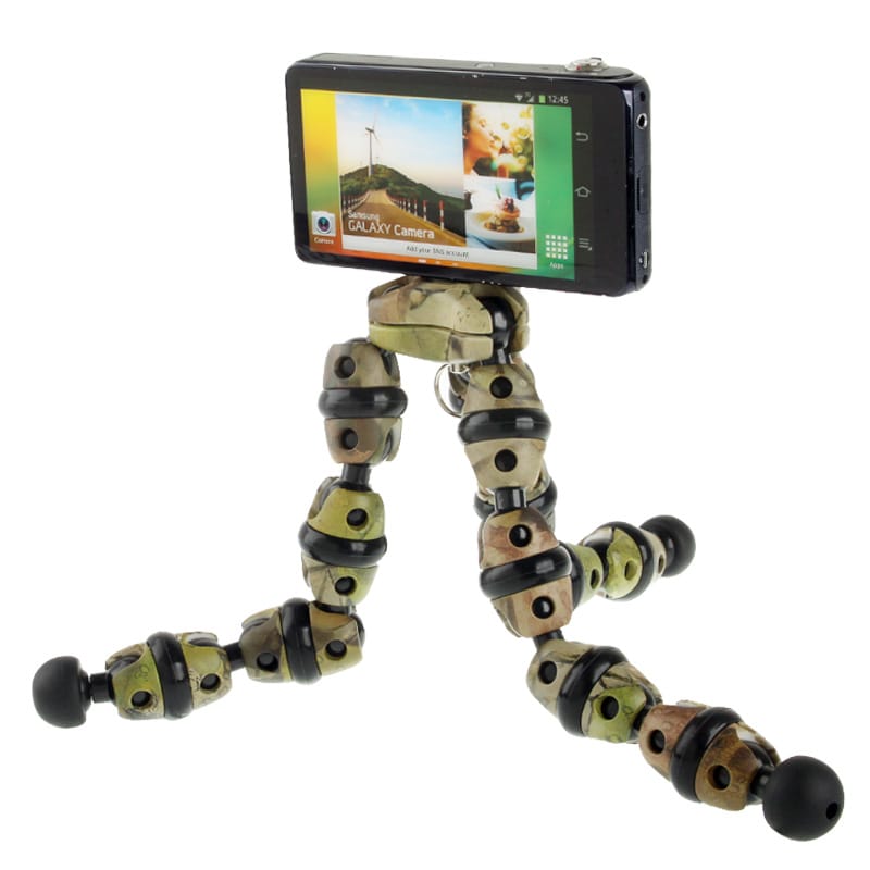 Fotopro RM-110R Octopus Style Flexible Mini Portable Tripod for Digital DSLR Camera (Grey)