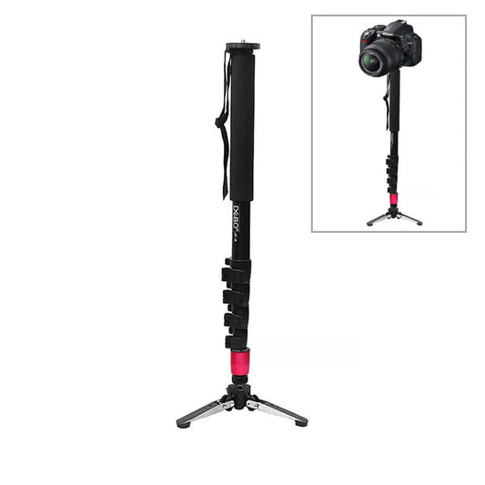 DEBO Self-Standing Monopod with Support Base Bracket (Black)