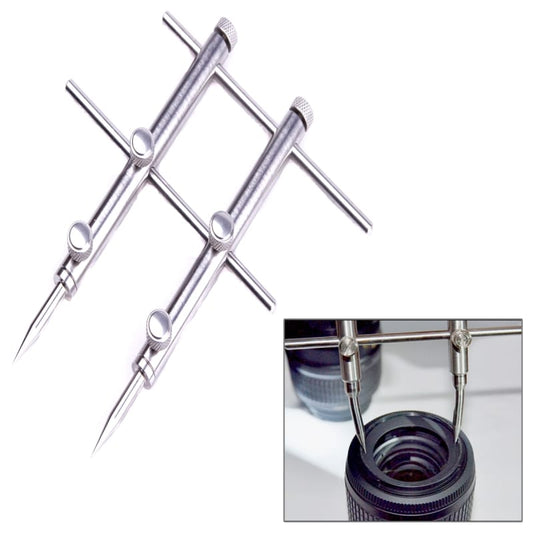 Professional DSLR Lens Spanner Wrench Repair Open Tool for Camera Lens (White)