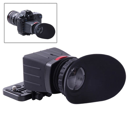 2.5X 3.0 inch LCD Screen View Finder for Canon EOS / Nikon / Olympus / Lumix Camera (Black)