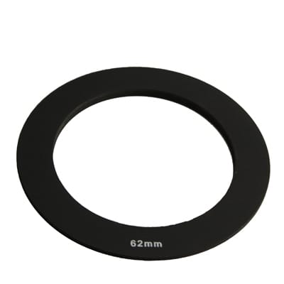 62mm Square Filter Stepping Ring (Black)