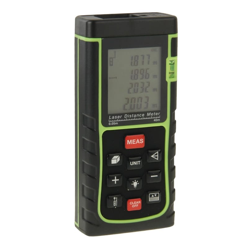 RZ-E40 Digital Handheld Laser Distance Meter, Max Measuring Distance: 40m (Green)