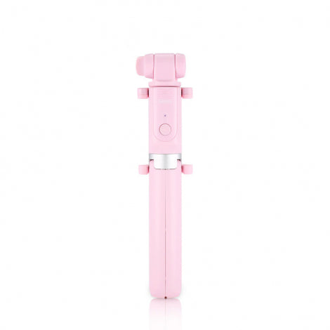 REMAX P9 2 in 1 Multi-functional Bluetooth Wireless Selfie Stick Selfie Tripod with Remote Control (Pink)
