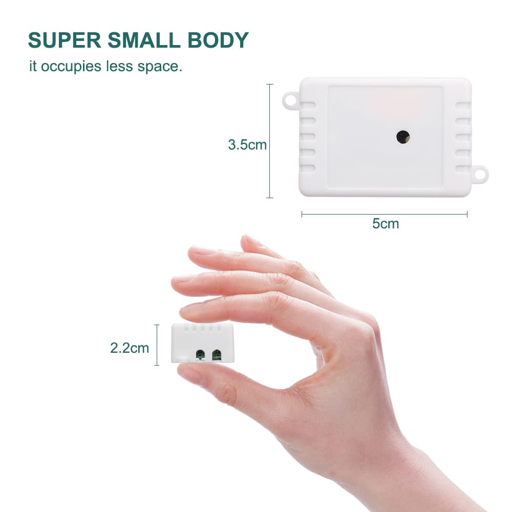 Smart Home 433Mhz AC85-220V 1CH Wireless Remote Switch Relay - 1