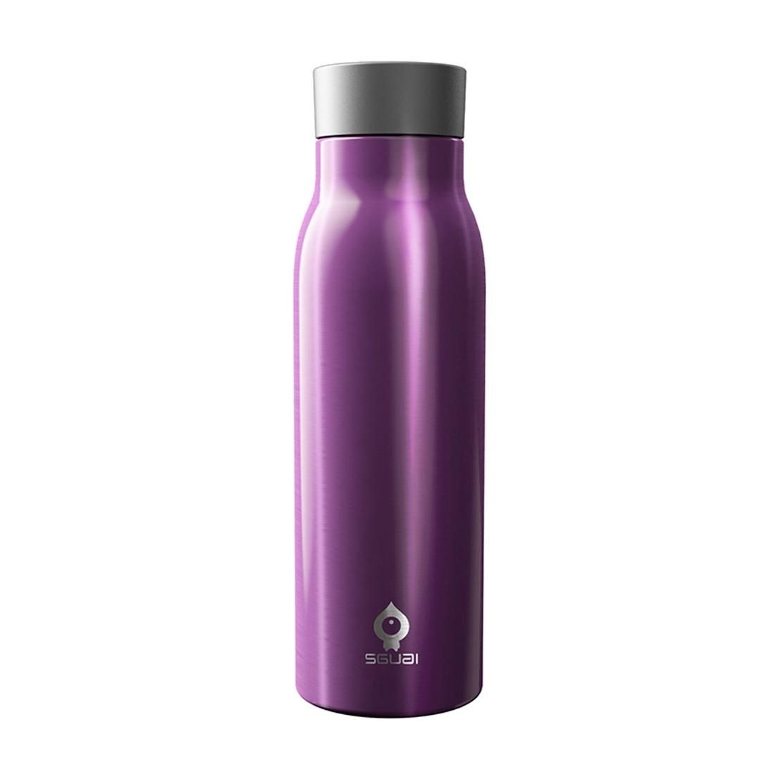 G2 400mL OLED Screen Bluetooth Smart Drinking Water Cup, Support Water Temperature Display & Drinking Water Reminder & Expired Water Reminder & Find the Cup (Purple)