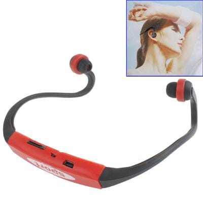 C2 Sport MP3 Player Headset for Global Sport Lovers, Support TF Card Reader (Red)