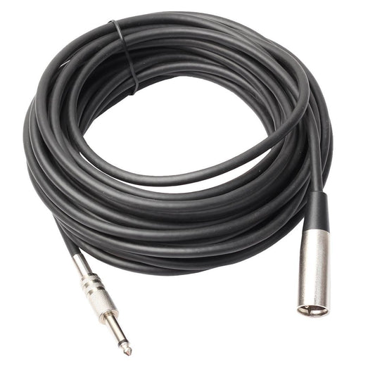 1.8m XLR 3-Pin Male to 1/4 inch  Mono Shielded Microphone Audio Cord Cable (Style4)