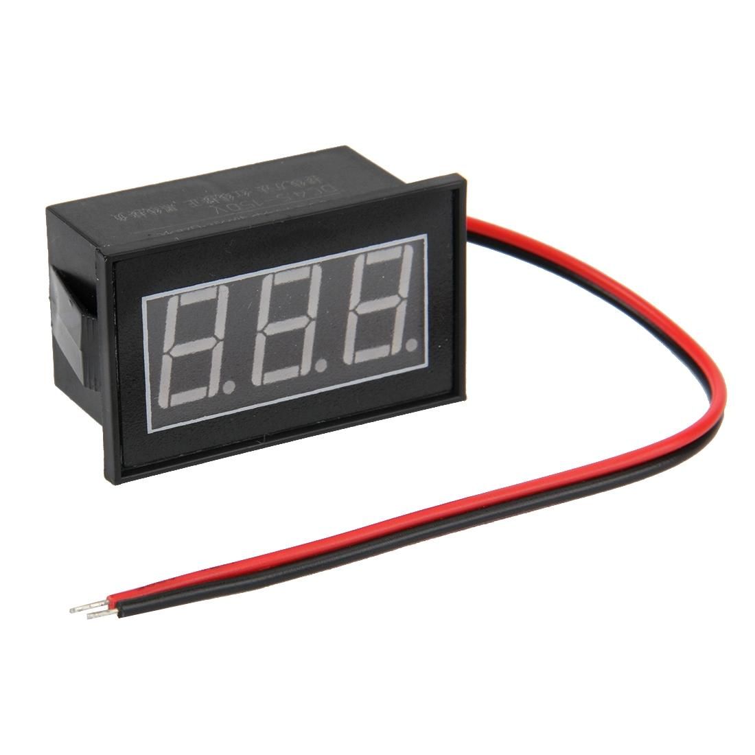 V56D 2 Wires Blue Display LED Waterproof Digital Voltage Meter, Measure Voltage: DC 4.5-150V (Style3)
