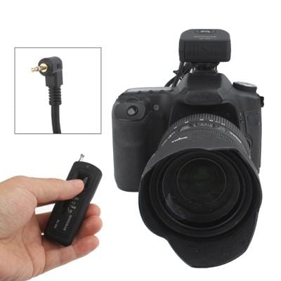 Wireless Remote Control Shutter for Canon 1000D / 450D / 400D / 300D & Pentax K20D / K200D / K10D (Black)