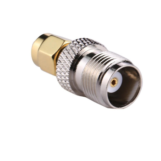 Coaxial RF RP-SMA Male to TNC Female Adapter (Silver)